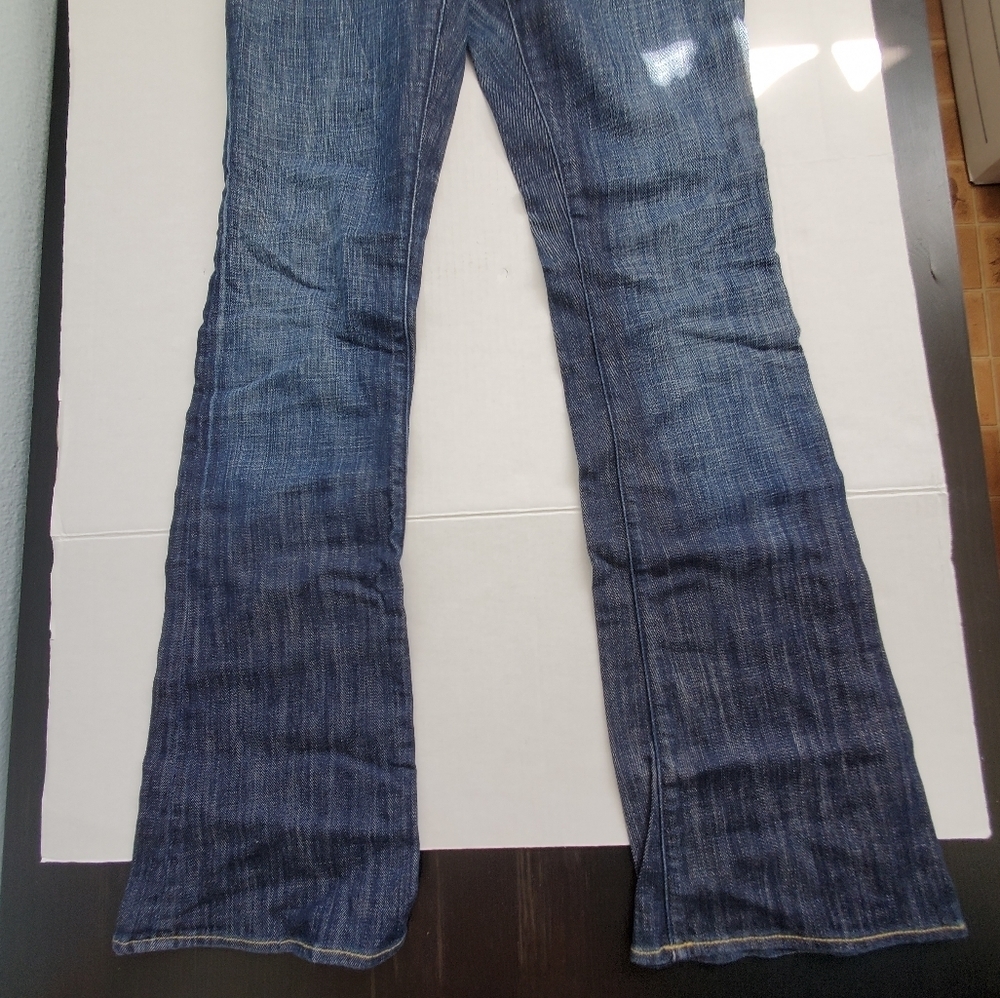 Rock and Republic Low Rise Boot Cut Blue Jeans Women's Size 28 W 32 L 32 - Picture 11 of 11